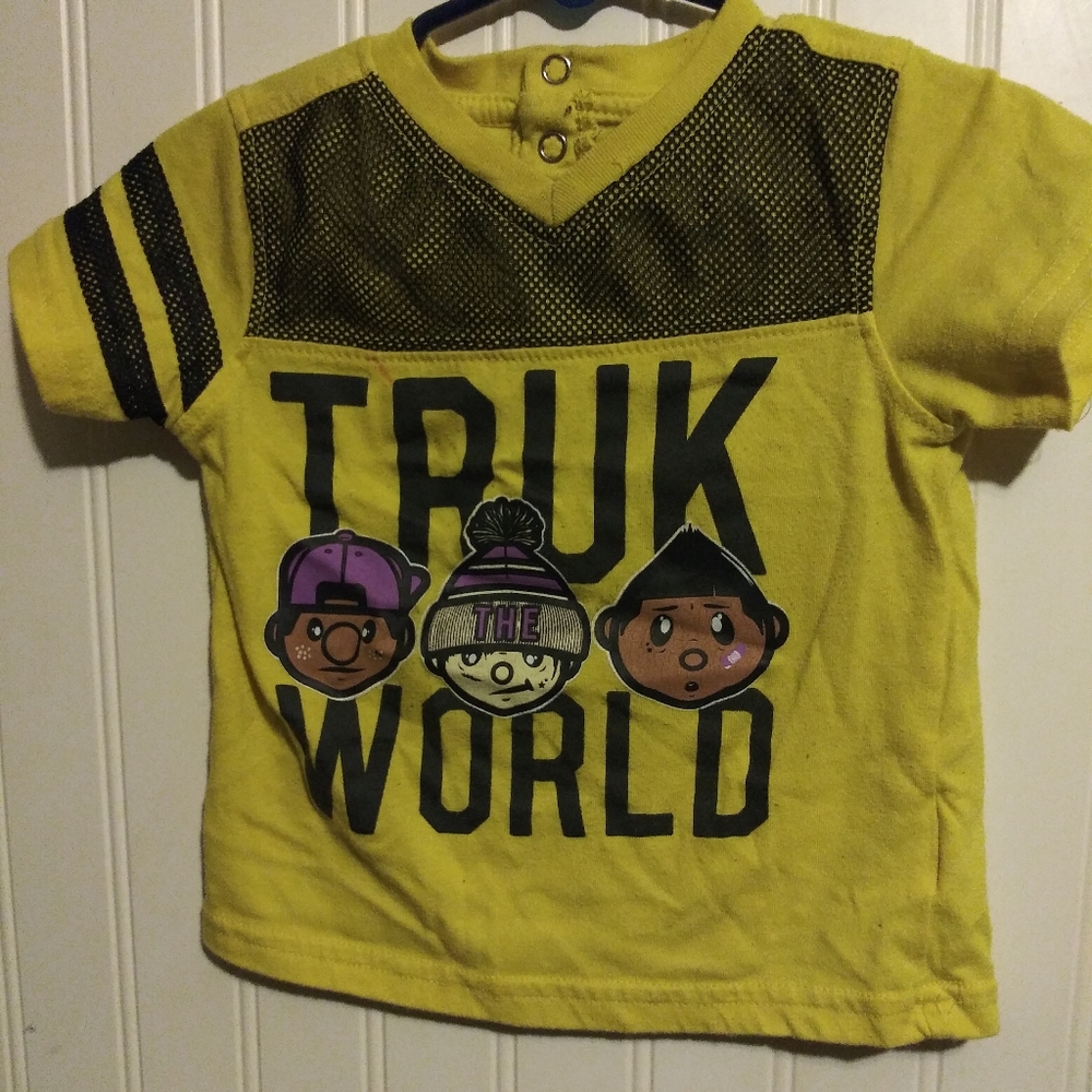 Yellow Truk Fit tee shirt